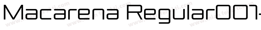 Macarena Regular001字体转换